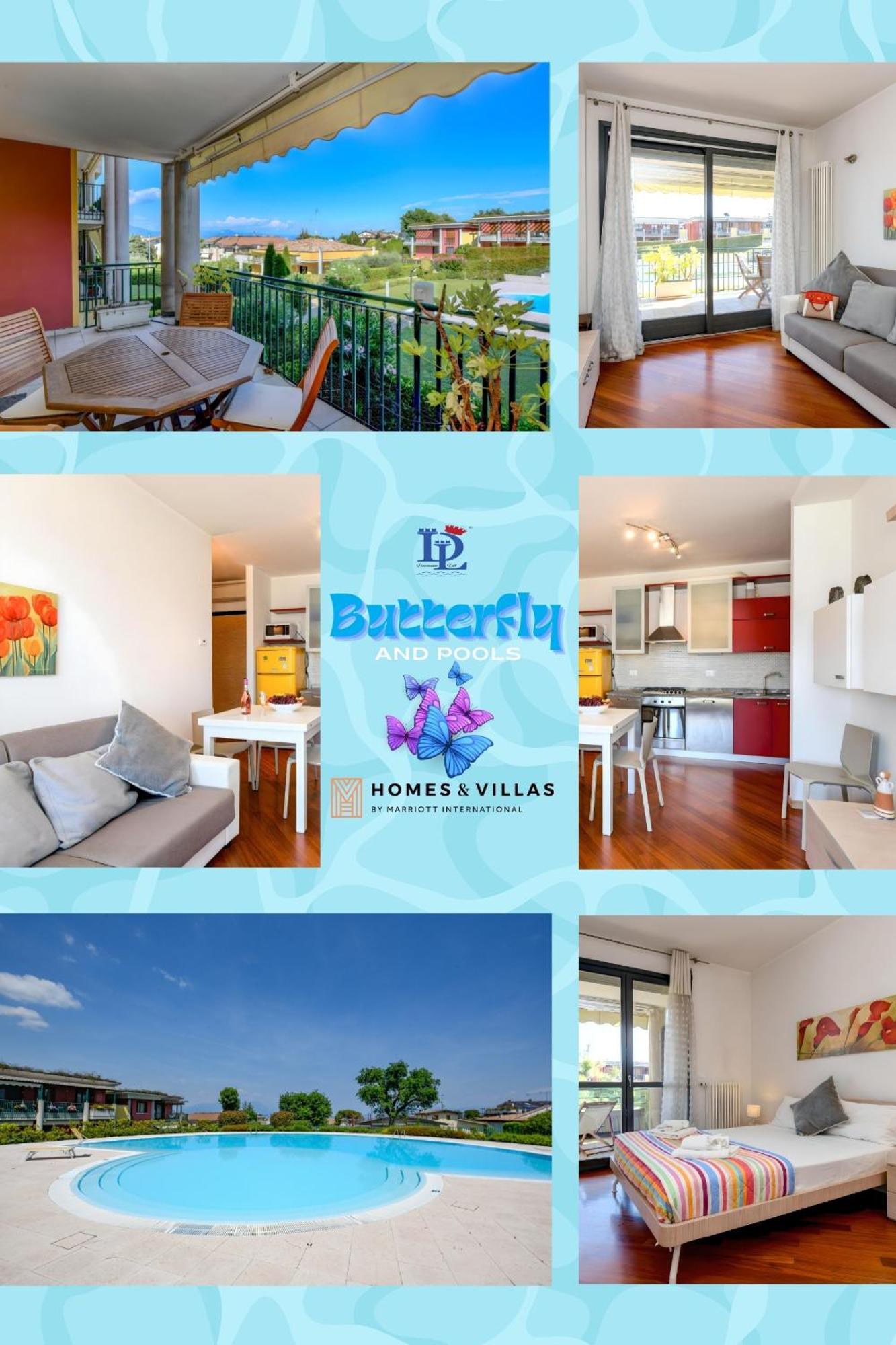 Desenzanoloft Official Partner Marriott Homes & Villas -Butterfly And 5 Pools Family Apartment Desenzano del Garda Exterior foto